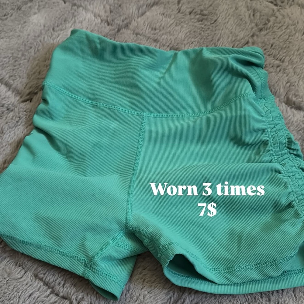 Women's Athletic Teal Shorts